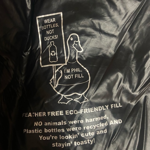 BCBGeneration Shiny Black Water Resistant Puffer Jacket - Picture 7 of 16